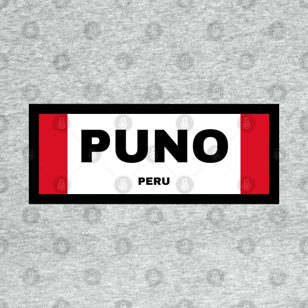 Puno City in Peruvian Flag by aybe7elf